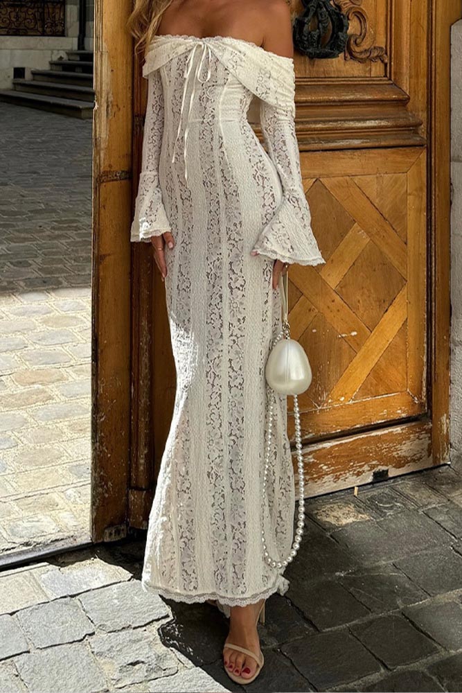 FRENCH ELEGANCE- Maxi Dress