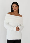 Ivory Bardot Sweater