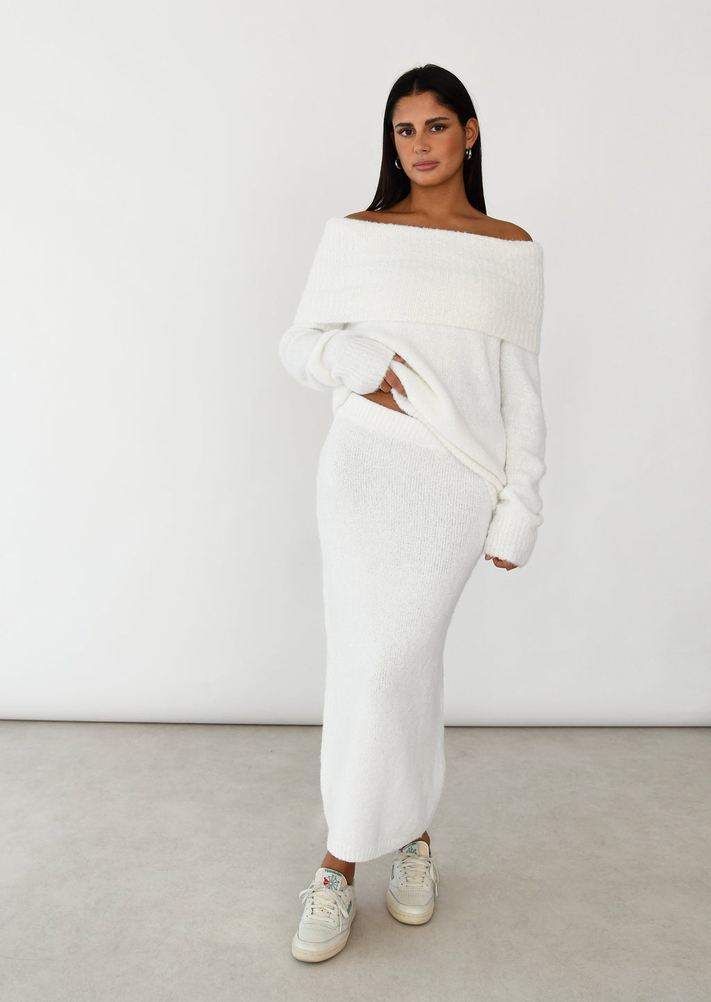 Ivory Bardot Sweater