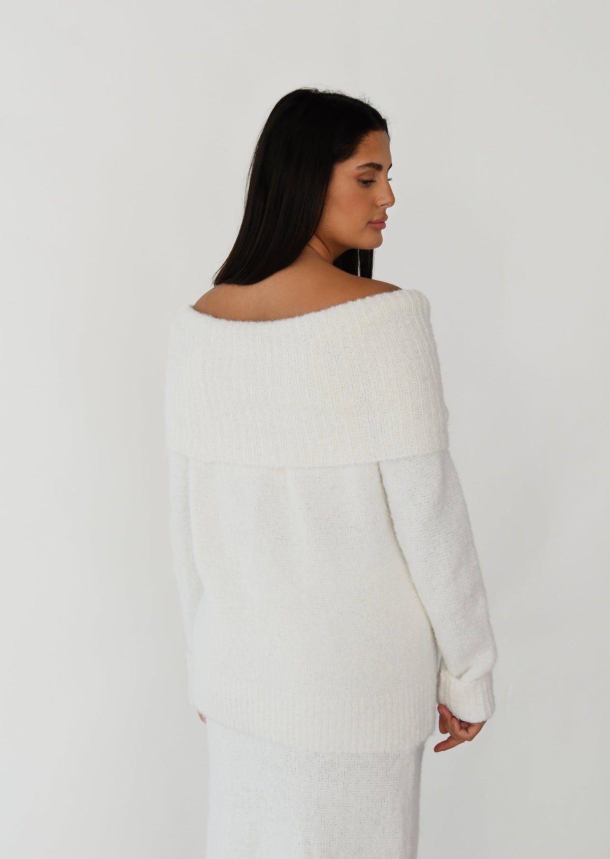Ivory Bardot Sweater