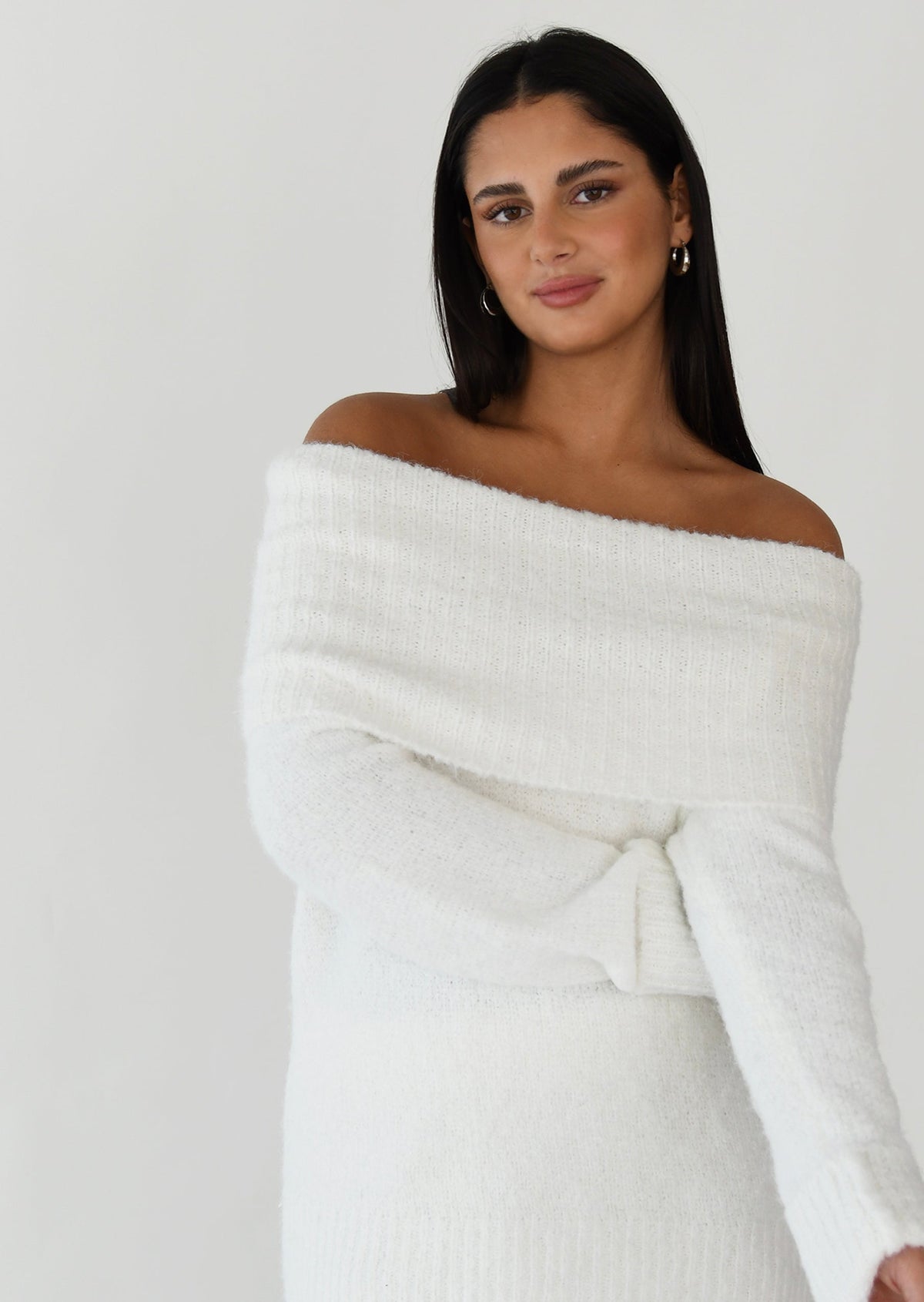 Ivory Bardot Sweater