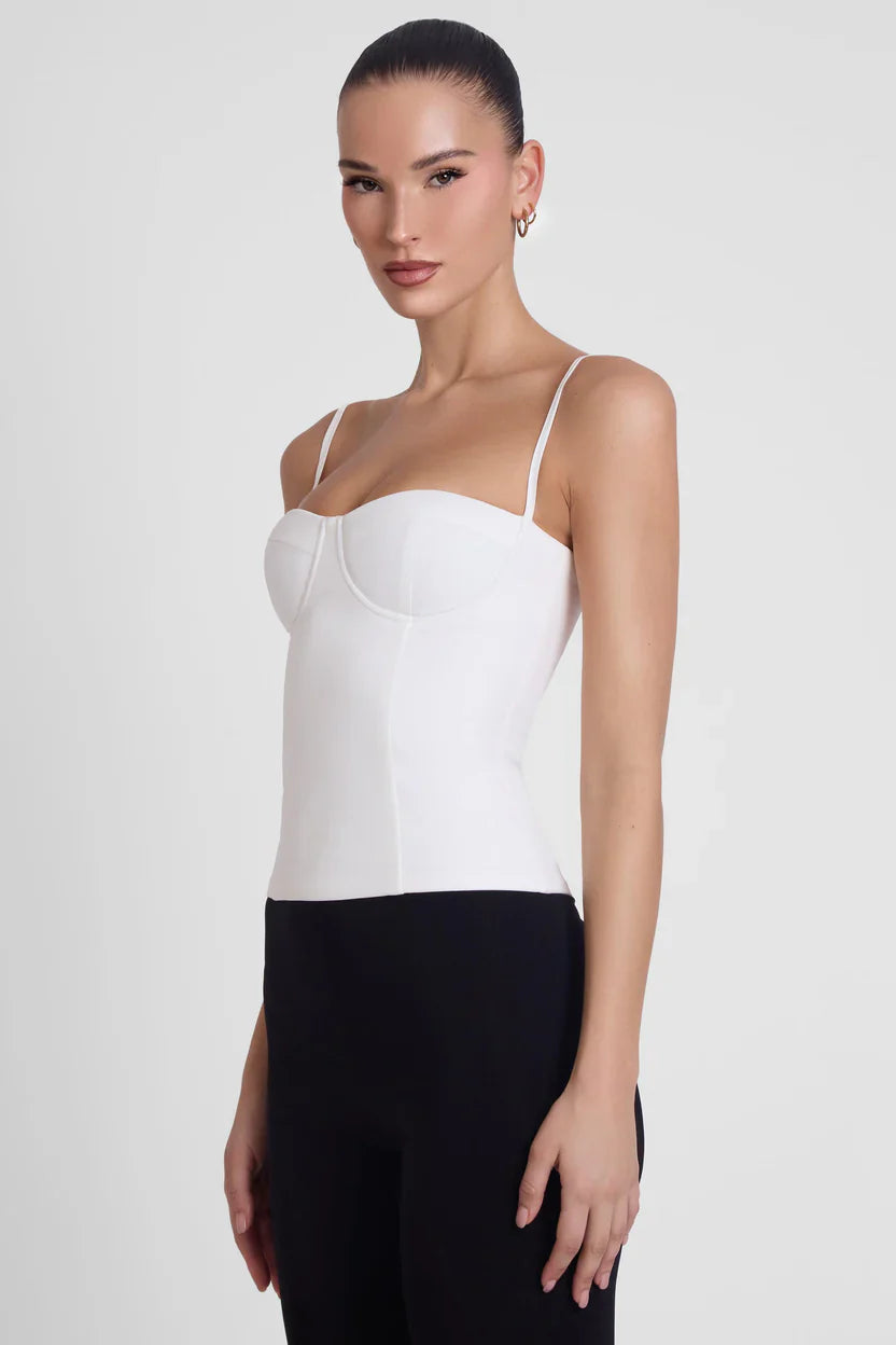 TOP- CORSET WHITE