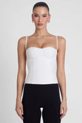 TOP- CORSET WHITE
