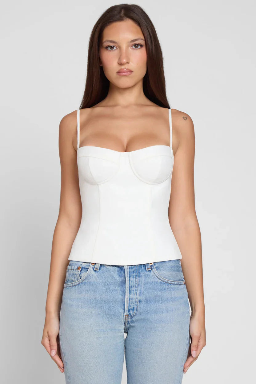 TOP- CORSET WHITE