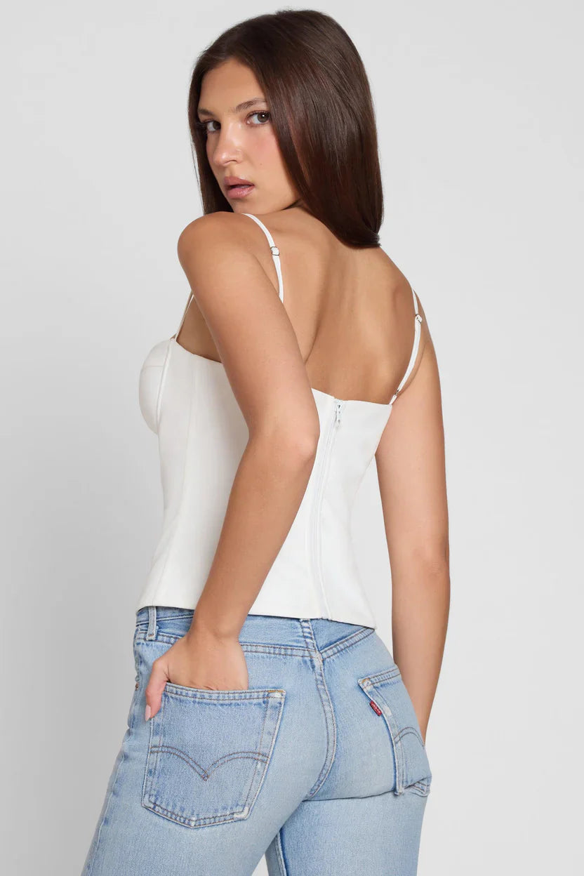 TOP- CORSET WHITE