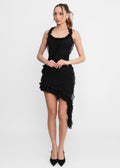 VANNA - RUFLLE DRESS