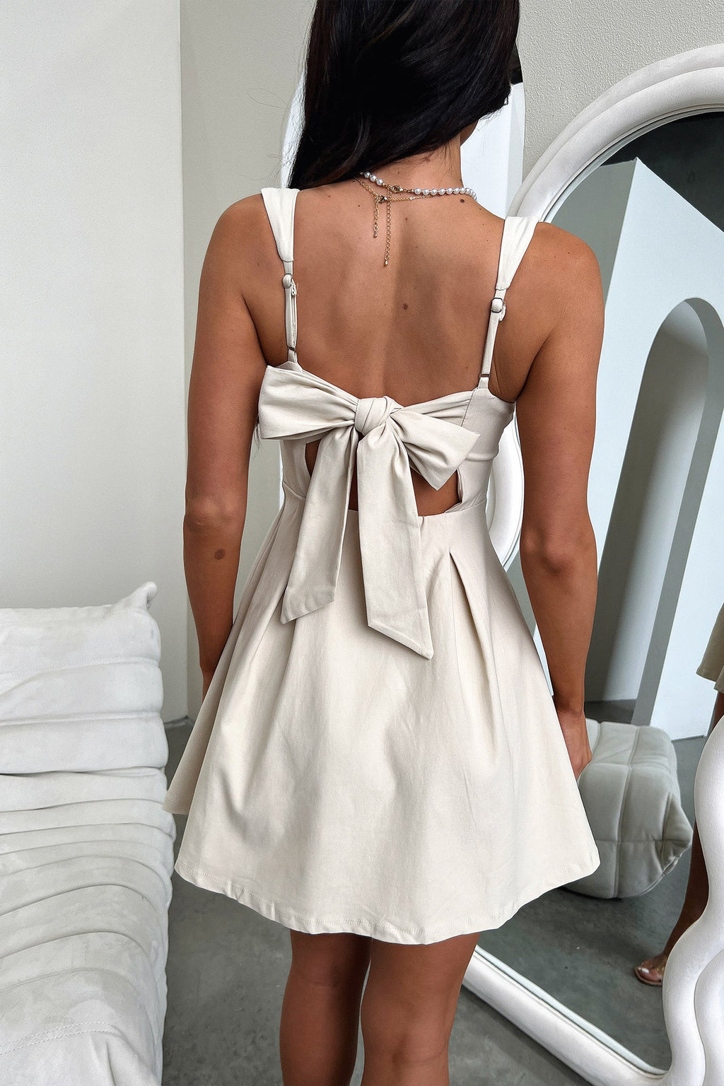 THE DREAMY BOW - Mini Dress