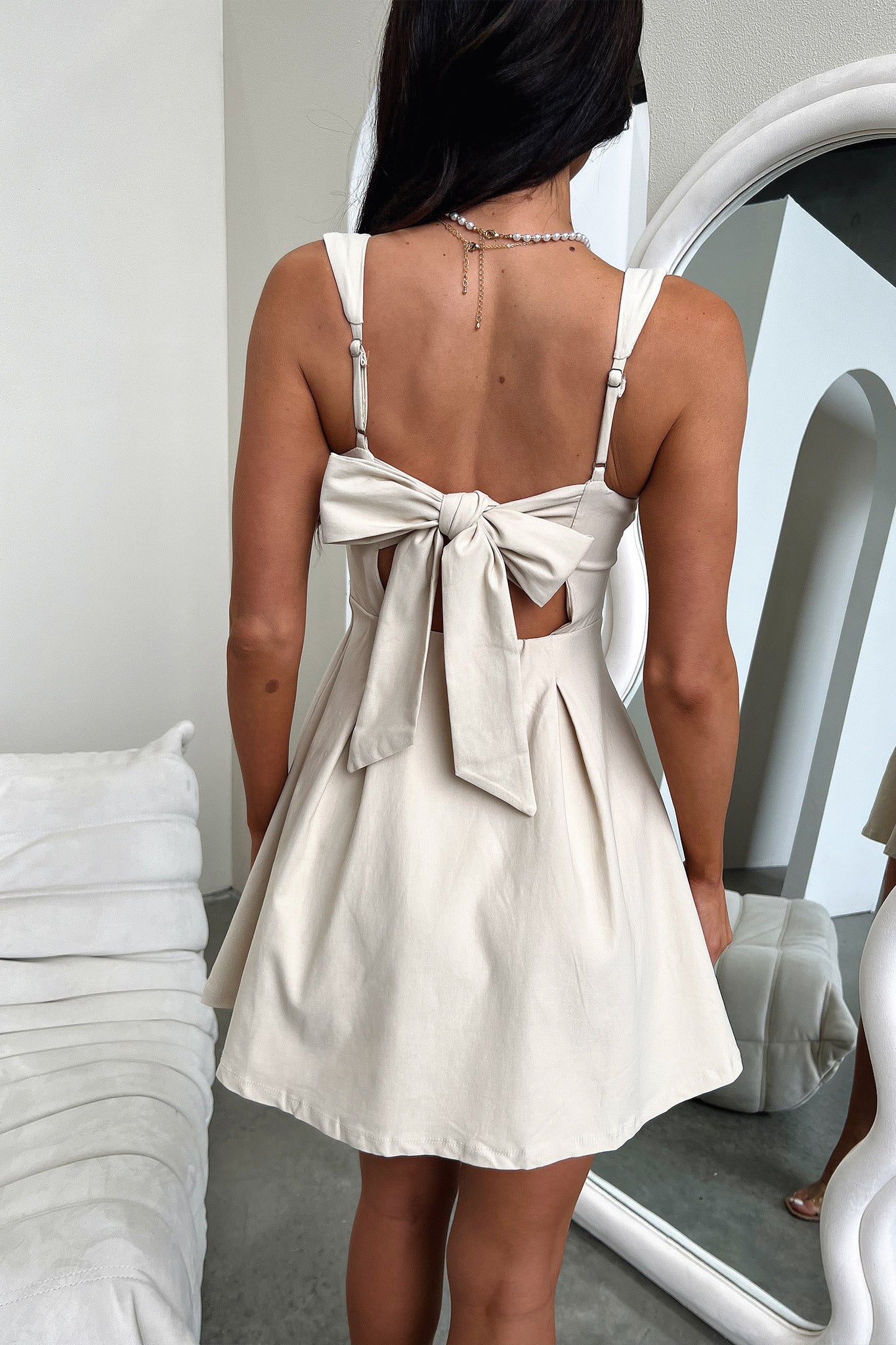 THE DREAMY BOW - Mini Dress