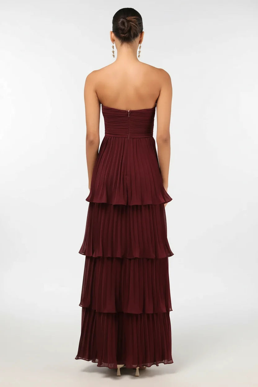 Merlot Muse - Maxi Dress