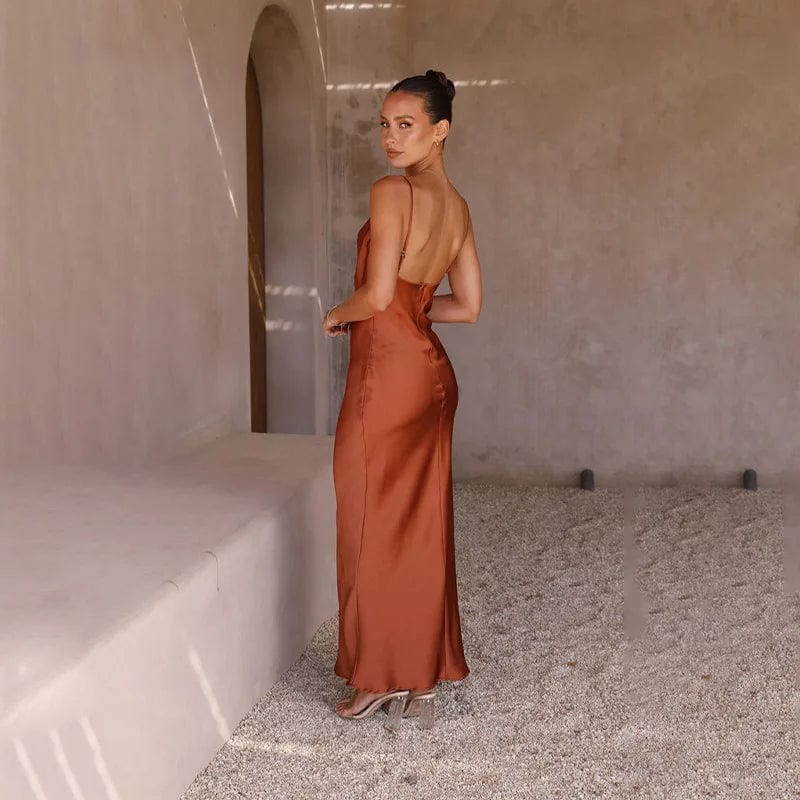 Bridesmaid Satin Dress