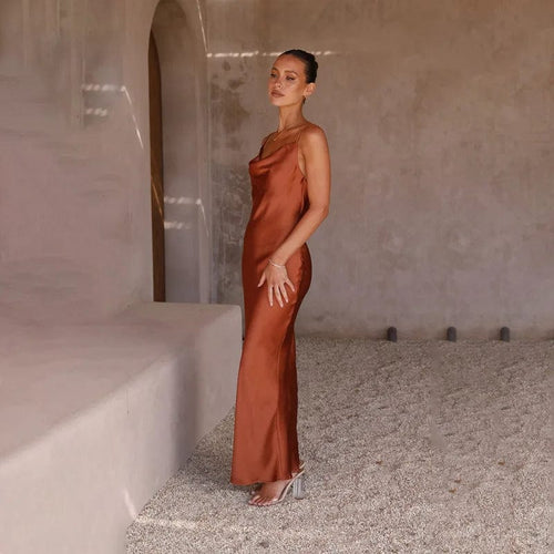 Bridesmaid Satin Dress