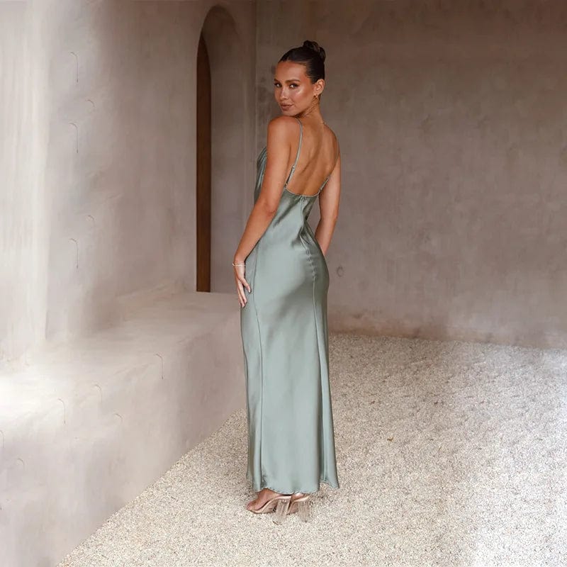 Bridesmaid Satin Dress