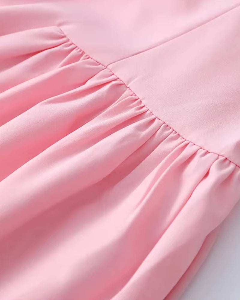 Nell Fluid pink dress